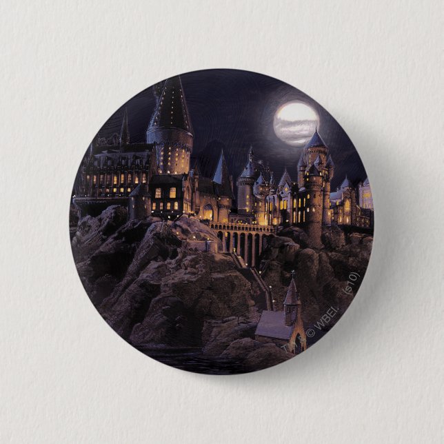 Harry Potter Castle | Great Lake to Hogwarts Button (Front)
