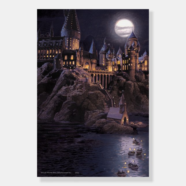 Harry Potter Castle | Great Lake to Hogwarts Foam Board (Front)