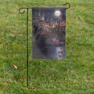 Harry Potter Castle Great Lake to Hogwarts Garden Flag