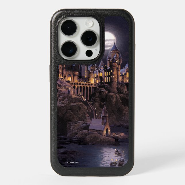 Harry Potter Castle | Great Lake to Hogwarts iPhone 15 Pro Case (Back)