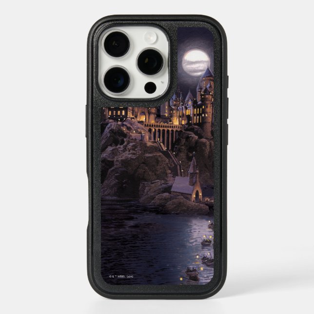 Harry Potter Castle | Great Lake to Hogwarts Otterbox iPhone Case (Back)