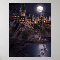 Harry Potter Castle | Great Lake to Hogwarts Poster