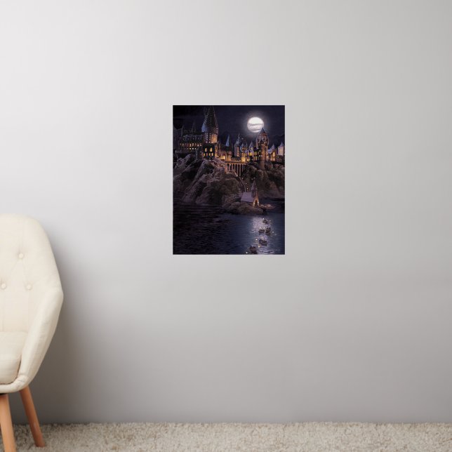 Harry Potter Castle | Great Lake to Hogwarts Wall Decal (Living Room 2)