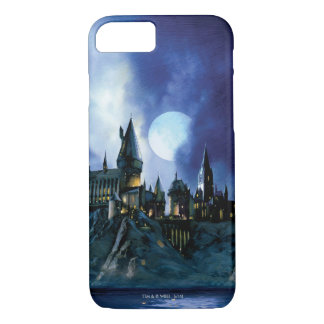 Harry Potter Castle | Hogwarts at Night iPhone 8/7 Case
