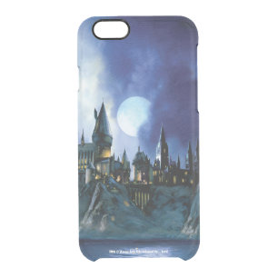 Harry Potter Castle Hogwarts at Night Clear iPhone 6/6S Case