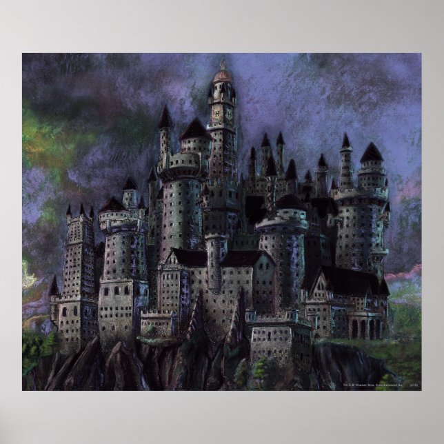 Harry Potter Castle | Magnificent Hogwarts Poster (Front)