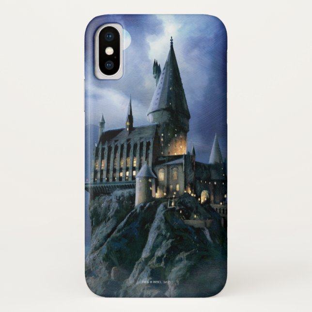 Harry Potter Castle | Moonlit Hogwarts Case-Mate iPhone Case (Back)