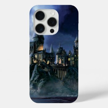 Harry Potter Castle | Moonlit Hogwarts Iphone 15 Pro Case by harrypotter at Zazzle