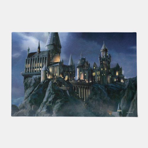 Harry Potter Castle  Moonlit Hogwarts Doormat