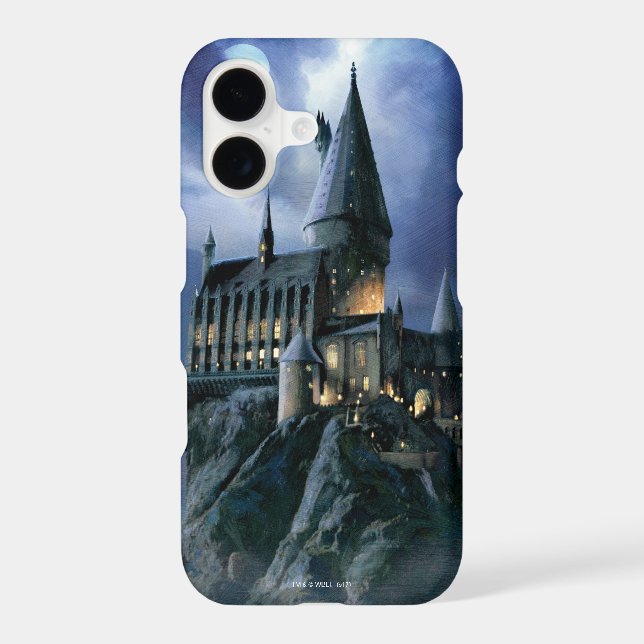 Harry Potter Castle | Moonlit Hogwarts Iphone Case (Back)