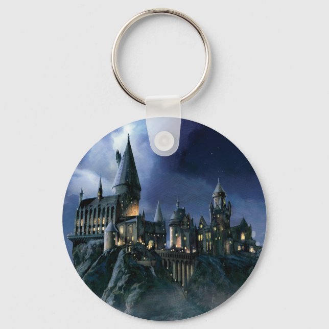 Harry Potter Castle | Moonlit Hogwarts Keychain (Front)
