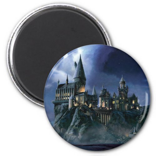 Harry Potter Castle  Moonlit Hogwarts Magnet