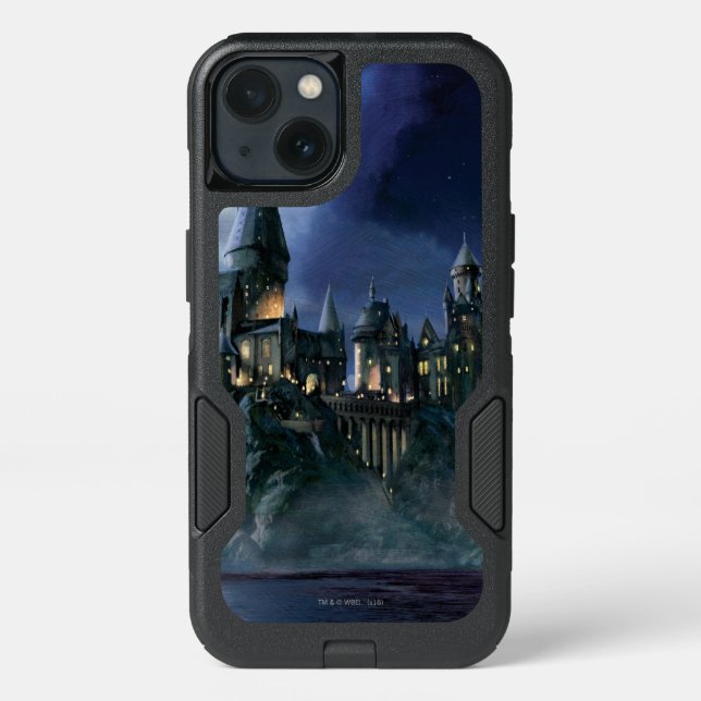 Harry Potter Castle | Moonlit Hogwarts Otterbox iPhone Case (Back)
