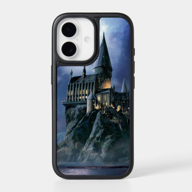 Harry Potter Castle | Moonlit Hogwarts Otterbox iPhone Case (Back)