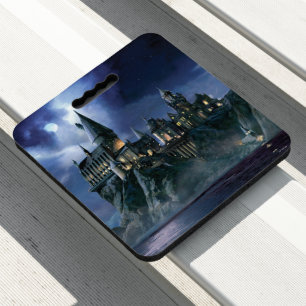 Harry Potter Castle Moonlit Hogwarts Seat Cushion