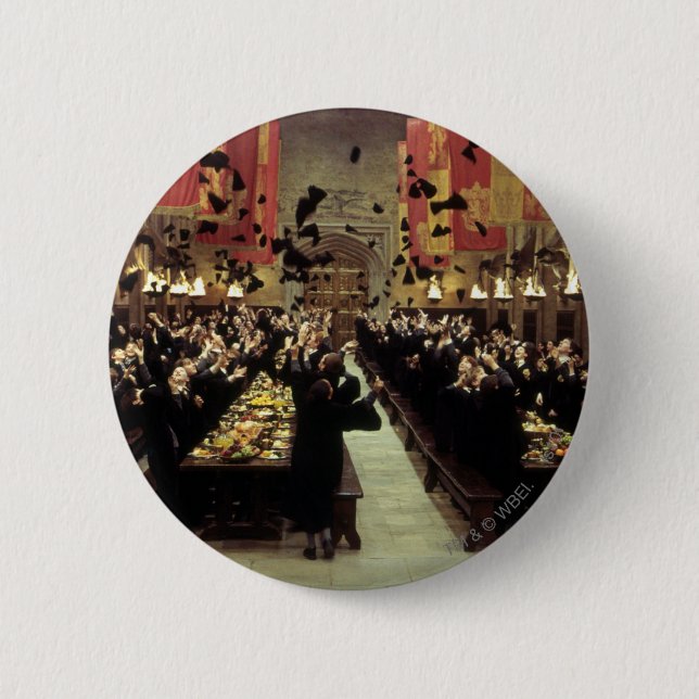 Harry Potter Castle | The Great Hall Pinback Button (Front)