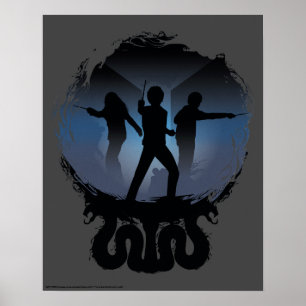 Harry Potter Chamber of Secrets Silhouette Poster