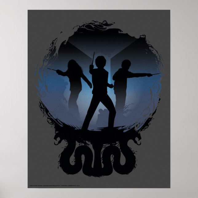 Harry Potter | Chamber of Secrets Silhouette Poster (Front)