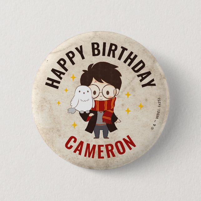 HARRY POTTER™ Character Magical Arch Birthday  Button (Front)