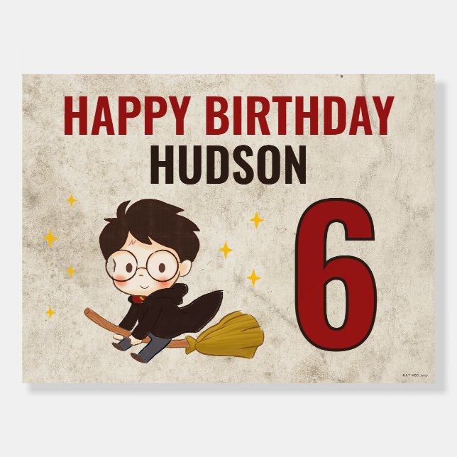 HARRY POTTER™ Character Magical Arch Birthday Foam Board (Front)