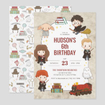 Harry Potter Character Magical Arch Birthday  Invitation