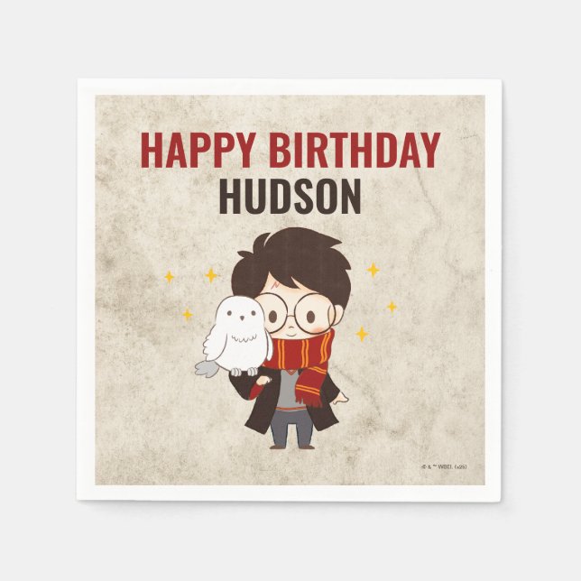 HARRY POTTER™ Character Magical Arch Birthday Napkins (Front)