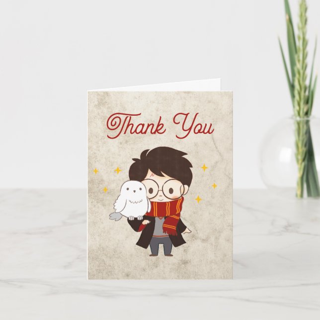 HARRY POTTER™ Character Magical Arch Birthday Thank You Card (Front)