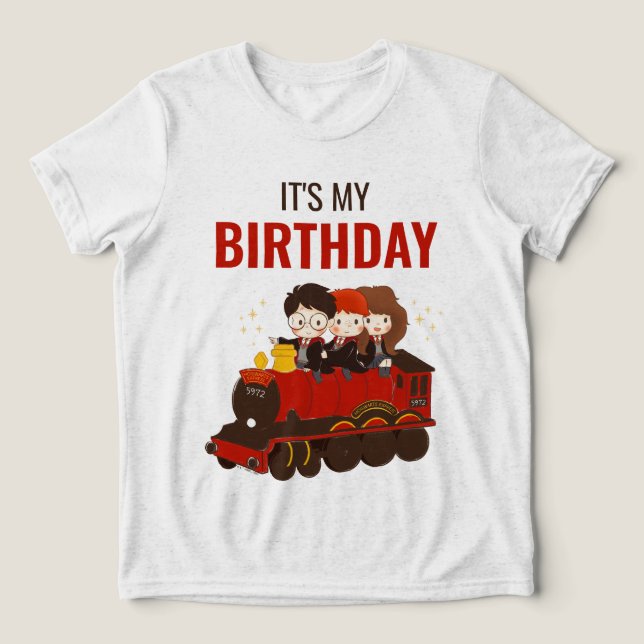 HARRY POTTER™ Character Magical Arch Birthday  Tri-Blend Shirt (Design Front)