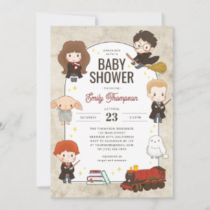 Harry Potter Character Magical Baby Shower Invitation