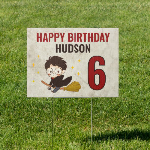 HARRY POTTER™ Character Magical Birthday Sign