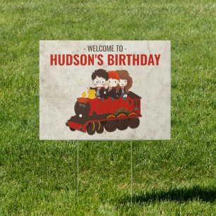 HARRY POTTER™ Character Magical Birthday Sign