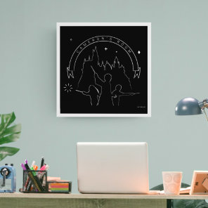 HARRY POTTER™ Characters and Castle Outline Poster