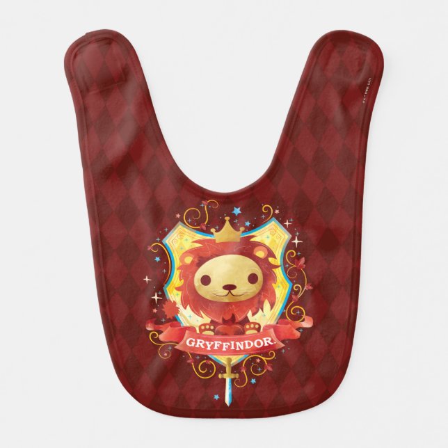 Harry Potter | Charming GRYFFINDOR™ Crest Baby Bib (Front)