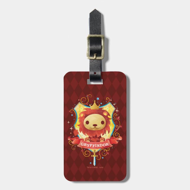 Harry Potter | Charming GRYFFINDOR™ Crest Luggage Tag (Front Vertical)
