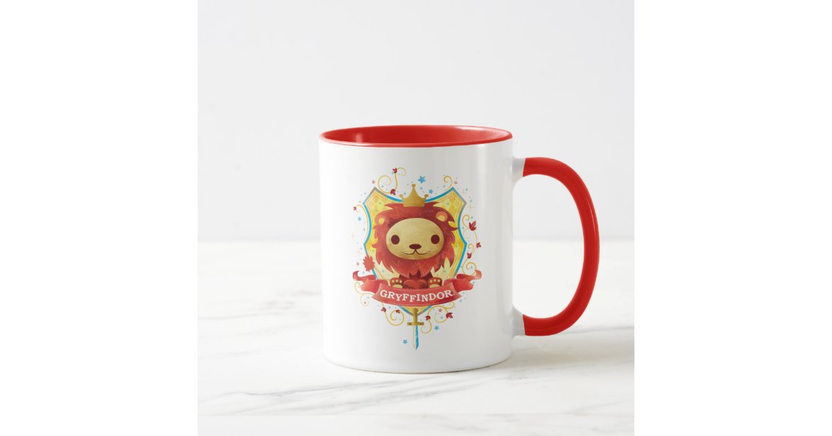 Harry Potter Charming Gryffindor Crest Mug Zazzle Com