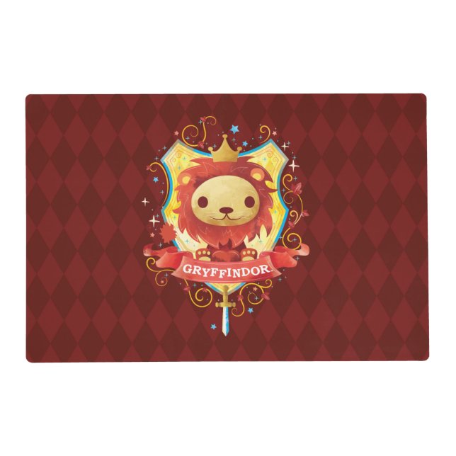 Harry Potter | Charming GRYFFINDOR™ Crest Placemat (Front)