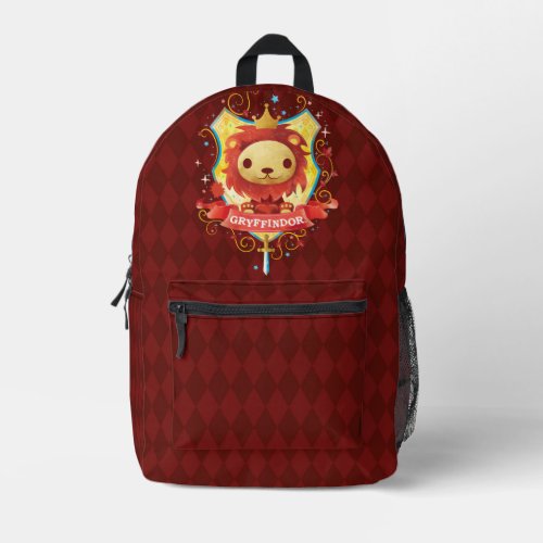 Harry Potter  Charming GRYFFINDORâ Crest Printed Backpack