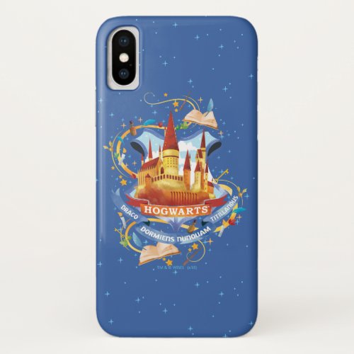 Harry Potter  Charming HOGWARTS Castle iPhone X Case