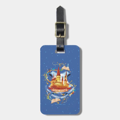 Harry Potter  Charming HOGWARTS Castle Luggage Tag