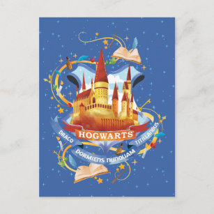 Harry Potter   Charming HOGWARTS™ Castle Postcard