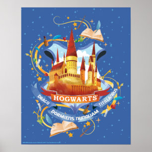 Harry Potter Charming HOGWARTS™ Castle Poster
