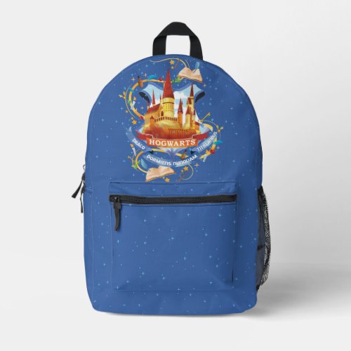 Harry Potter  Charming HOGWARTS Castle Printed Backpack