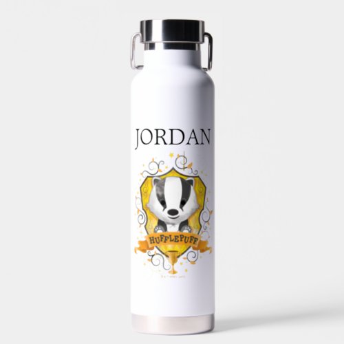 Harry Potter  Charming HUFFLEPUFF  Add Your Name Water Bottle