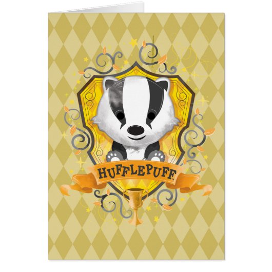 Harry Potter | Charming HUFFLEPUFF™ Crest Cards (Front)