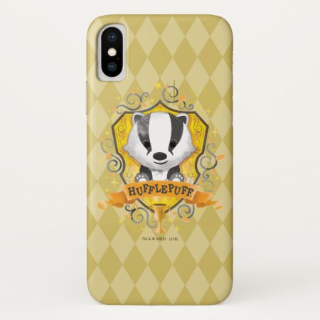 Harry Potter | Charming Hufflepuff™ Crest Iphone X Case
