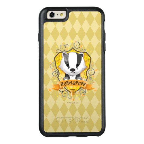 Harry Potter  Charming HUFFLEPUFF Crest OtterBox iPhone 66s Plus Case