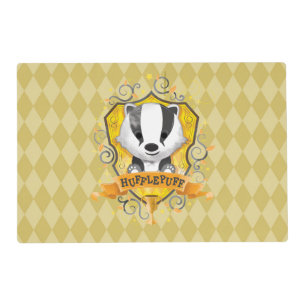 Harry Potter Charming HUFFLEPUFF™ Crest Placemat