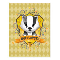 Harry Potter | Charming HUFFLEPUFF™ Crest Postcard