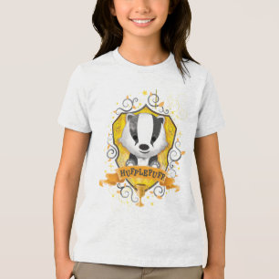 Harry Potter Charming HUFFLEPUFF™ Crest Tri-Blend Shirt