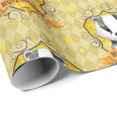 Harry Potter | Charming HUFFLEPUFF™ Crest Wrapping Paper (Roll Corner)